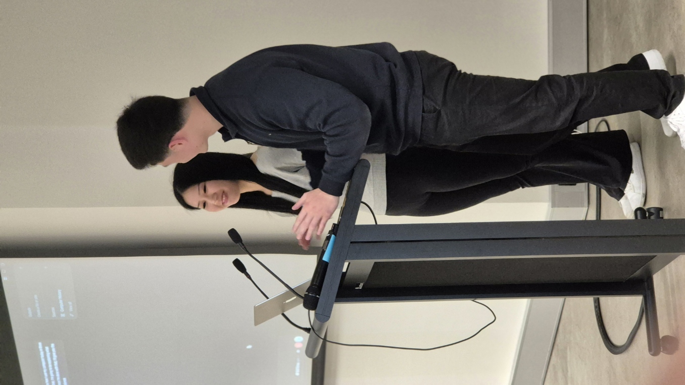 Galen Yuan and Angela Cao share their Codexlingo demonstration.